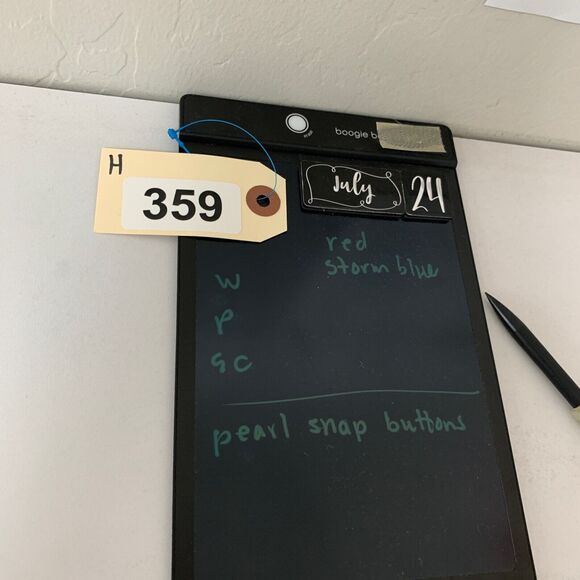 Stetson Shirt Womens M Medium Red Blue Plaid Pearl Snap Buttons Western Pockets - Picture 10 of 11